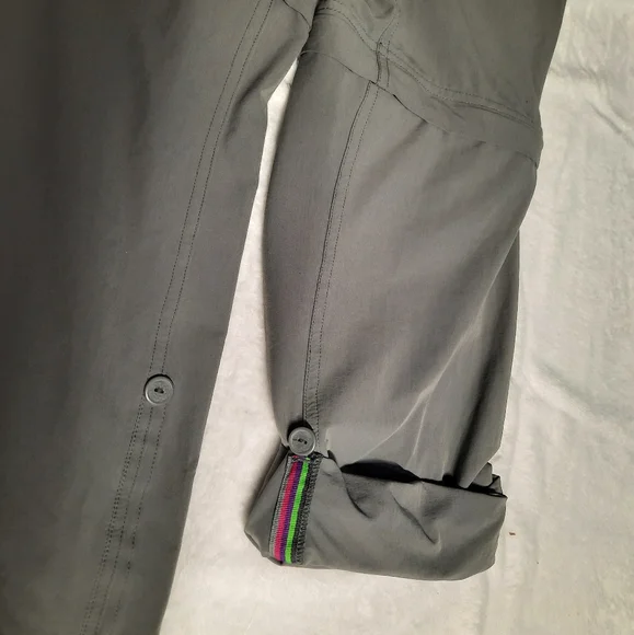 MARMOT Convertible Zip-off Nylon Hiking Pants Size 4 - Picture 8 of 14